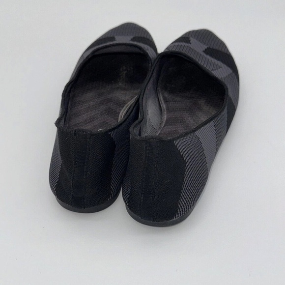 Skechers Air Cooled Memory Foam Womens 7.5 Slip canvas knit Ballet Flats Shoes - Picture 3 of 7